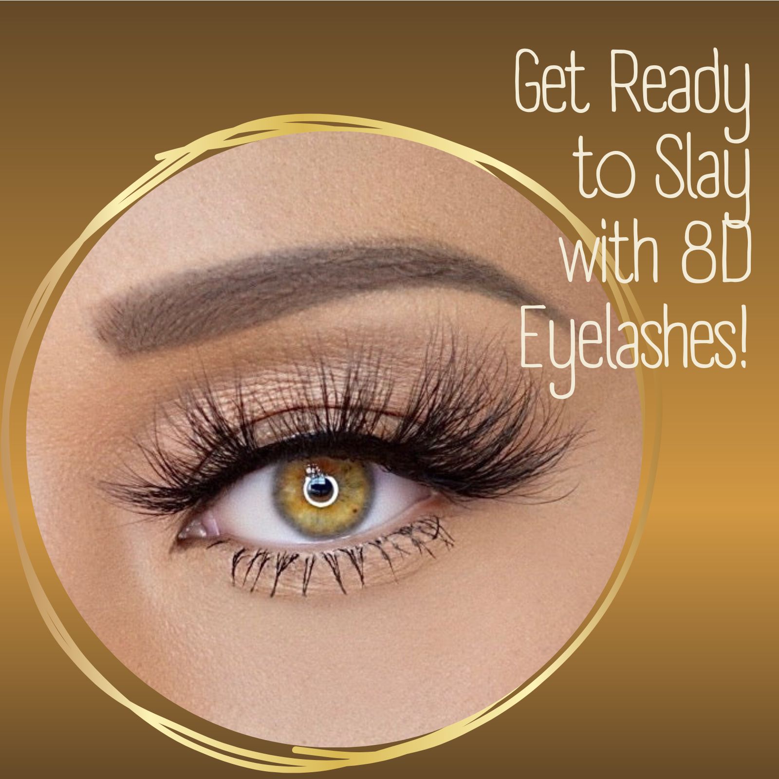 Get Ready to Slay with 8D Eyelashes